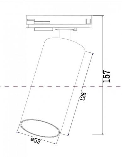 Светильник на штанге Maytoni Focus LED TR021-1-12W3K в Тюмени фото 3