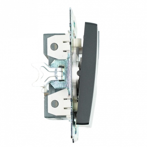 Выключатель двухклавишный без рамки Stekker Катрин 39606 в Нижнем Новгороде фото 3