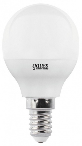 Лампа светодиодная Gauss LED Elementary Globe E14 8Вт 3000K 53118 в Нижнем Новгороде фото 5