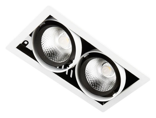 Встраиваемый светильник Ambrella Light T T812 BK/CH 2*12W 4200K в Нижнем Новгороде фото 6