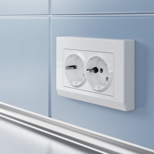 Розетка двойная с заземлением Werkel  W1172001 в Нижнем Новгороде фото 4