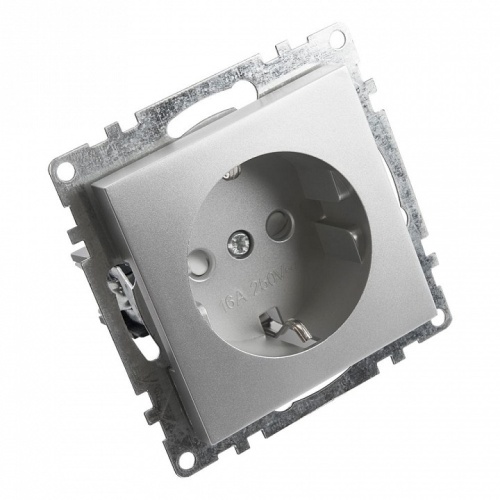 Розетка с заземлением и со шторкой, без рамки Stekker Катрин 39582 в Нижнем Новгороде фото 6