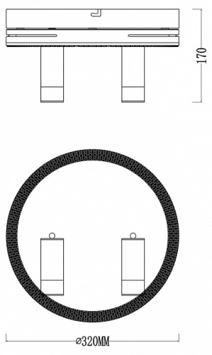 Светильник на штанге Escada 20044LED 20044SMA/03LED WH в Нижнем Новгороде фото 2