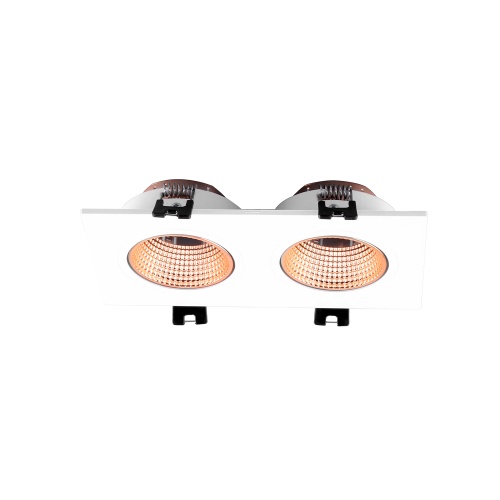 DK3072-WBR Встраиваемый светильник, IP 20, 10 Вт, GU5.3, LED, белый/бронзовый, пластик в Колпашево фото 6