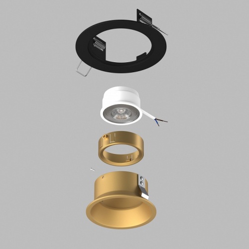 Встраиваемый светильник Lightstar Domino D61703GMOD в Нижнем Новгороде фото 3