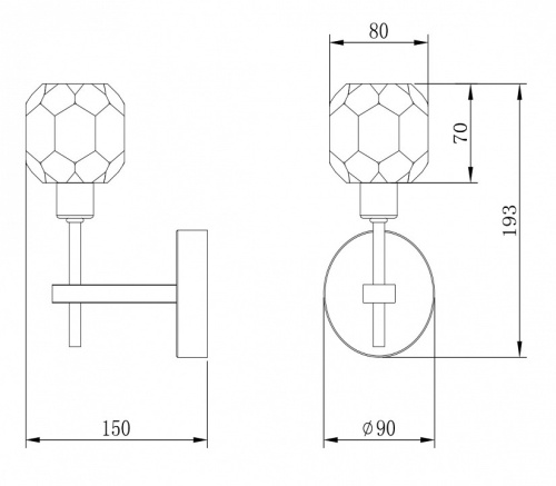 Бра Freya Grace FR5114WL-01BZ в Нижнем Новгороде фото 2