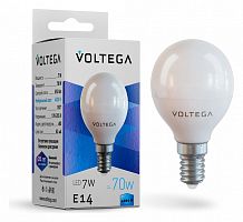 Лампа светодиодная Voltega Simple E14 7Вт 4000K 7055 в Петровом Вале