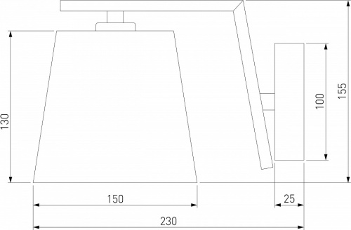 Бра Eurosvet Ozark 60149/1 латунь в Нижнем Новгороде фото 3