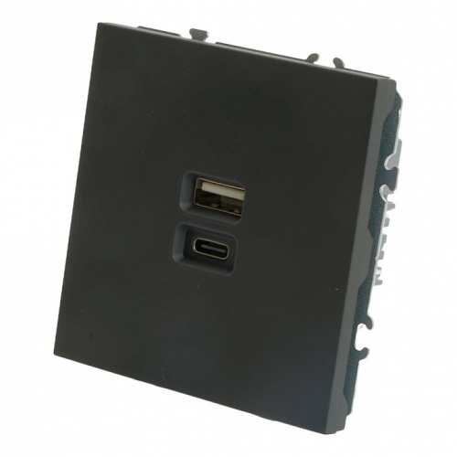 Розетка 2хUSB type A и C без рамки Stekker Эмили 49853 в Нижнем Новгороде фото 9