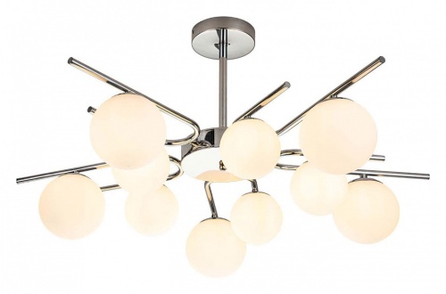 Люстра на штанге Escada Sphere 642/10P Silver в Нижнем Новгороде фото 5