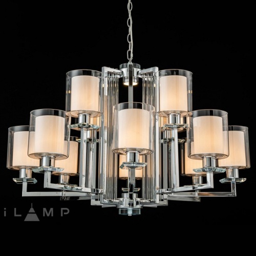 Подвесная люстра iLamp King RM6201-8+4 CR+CL в Нижнем Новгороде