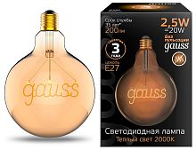Лампа светодиодная Gauss Words E27 2.5Вт 2000K 175802003 в Нижнем Новгороде