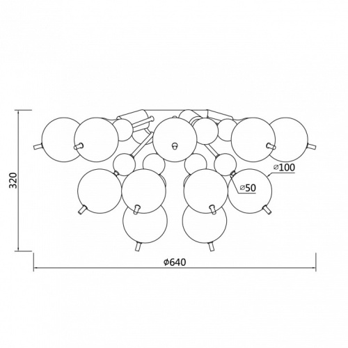 Потолочная люстра Maytoni Bolla MOD133CL-04BS в Нижнем Новгороде фото 5