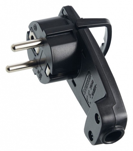 Вилка угловая с заземлением Stekker PPG16-45-202 39040 в Нижнем Новгороде