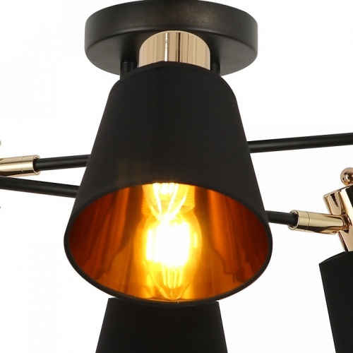 Люстра на штанге ILLUMICO Abelie IL6116-6COU-79 BK GD Abelie в Нижнем Новгороде фото 3