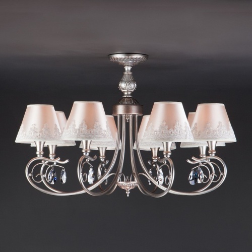 Люстра на штанге Eurosvet Incanto 60069/8 серебро в Нижнем Новгороде фото 3