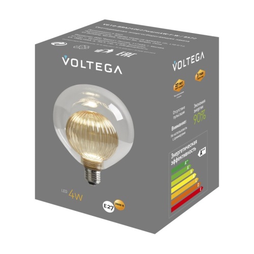 Лампа светодиодная Voltega 271 E27 4Вт 3000K 8572 в Нижнем Новгороде фото 3