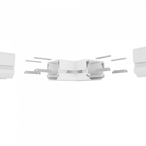 Соединитель угловой L-образный встраиваемый Denkirs SMART PROFI TR3046-AL в Нижнем Новгороде фото 2