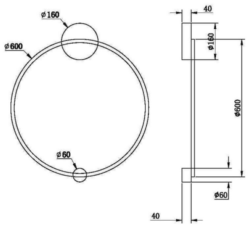 Накладной светильник Maytoni Halo MOD005WL-L35BSK в Артемовском фото 3