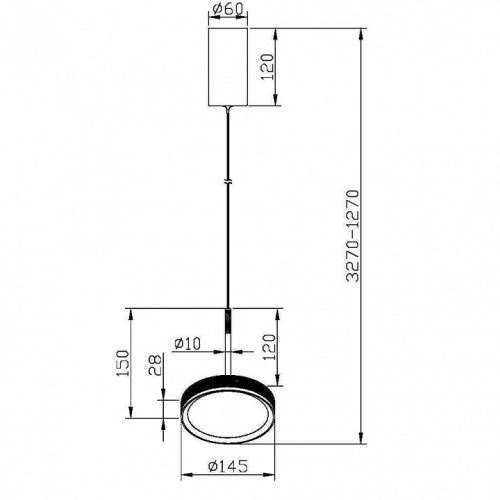 Подвесной светильник Maytoni El MOD041PL-L15WG3K в Кирове фото 2