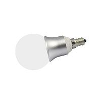 Светодиодная лампа E14 CR-DP-G60M 6W Warm White (Arlight, ШАР) в Качканаре