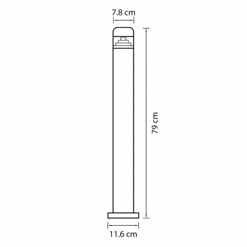 Наземный низкий светильник Lightstar Raggio 376707 в Нижнем Новгороде фото 2