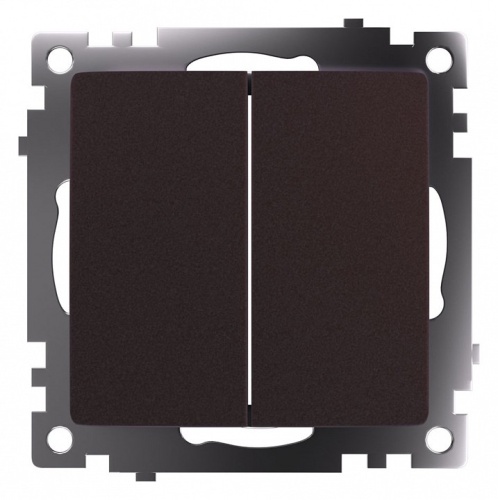 Выключатель двухклавишный без рамки Stekker Катрин 49019 в Нижнем Новгороде фото 3