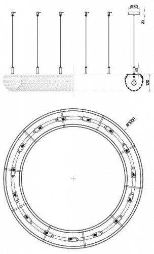 Подвесная люстра Favourite Monilibus 4015-15P в Бородино фото 6