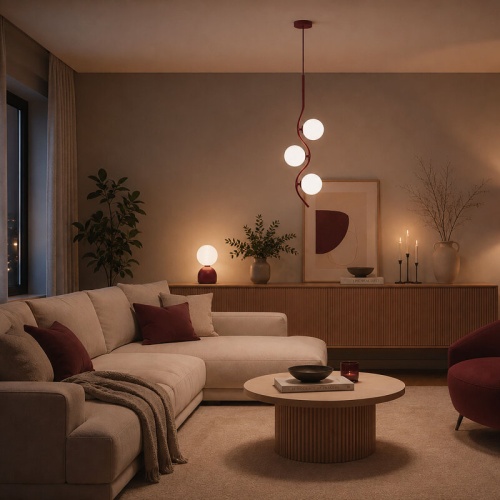 Настольная лампа декоративная TK Lighting Miki 16216 Miki Burgund в Нижнем Новгороде фото 3