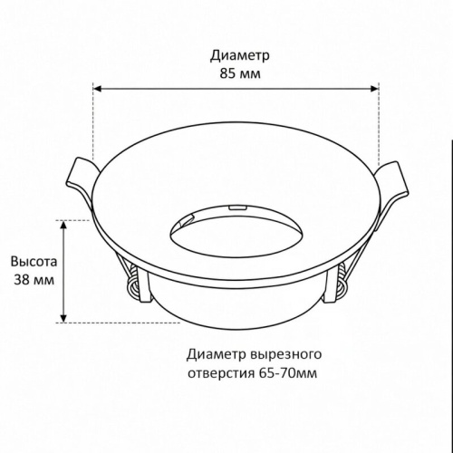 Встраиваемый светильник Wertmark WTC.O01 WTC.O01.000 в Нижнем Новгороде фото 3