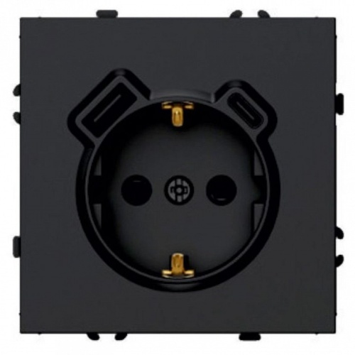 Розетка с заземлением и со шторкой и 2хUSB type A и C, без рамки Stekker Эмили 50218 в Нижнем Новгороде