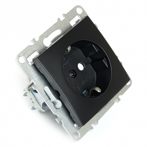 Розетка с заземлением и со шторкой, без рамки Stekker Эрна 49154 в Нижнем Новгороде фото 2