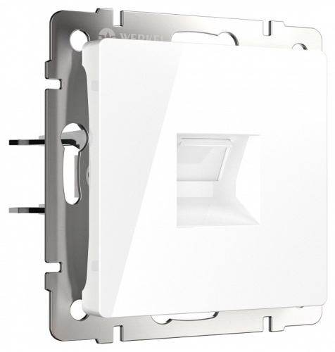 Розетка Ethernet RJ-45 и со шторками, без рамки Werkel белый W5120101 в Нижнем Новгороде