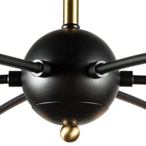 Люстра на штанге Arte Lamp Glasgow A1963PL-6BK в Нижнем Новгороде фото 2