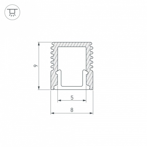 Профиль накладной Arlight SL-MINI 037109 в Нижнем Новгороде фото 2
