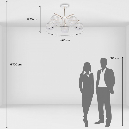 Люстра на штанге De City Альфа 16 324018805 в Нижнем Новгороде фото 4