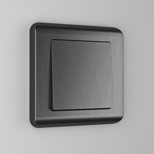 Клавиша для выключателя проходного Werkel графит рифленый W1119004 в Нижнем Новгороде фото 3