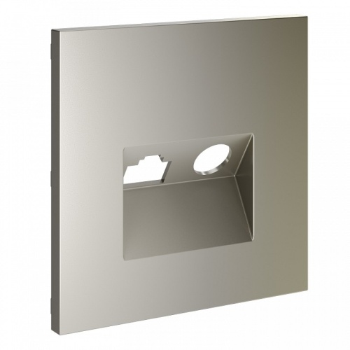 Накладка для ТВ-розетки и RJ-11 или RJ-45 Voltum S70 VLS002704 в Нижнем Новгороде фото 3