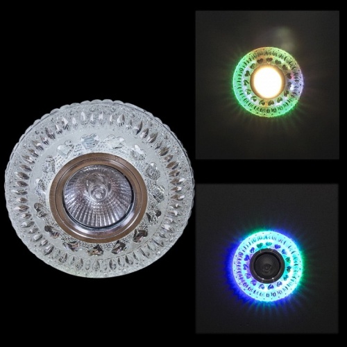 Встраиваемый светильник  10499-9.0-001CNB MR16+LED3W CL/RGB в Нижнем Новгороде