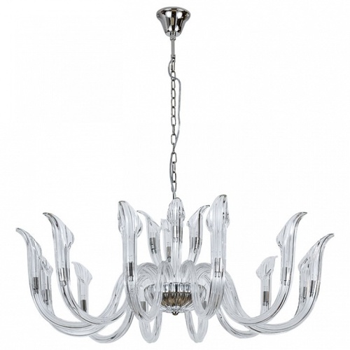 Подвесная люстра Newport 3650 3654+12/C nickel в Нижнем Новгороде фото 2