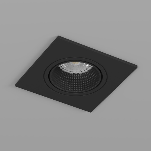 DK3071-BK Встраиваемый светильник, IP 20, 10 Вт, GU5.3, LED, черный/черный, пластик в Кольчугино фото 6