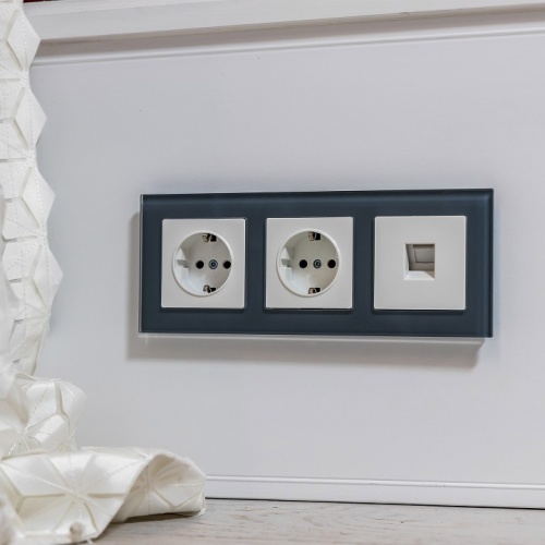 Розетка Ethernet RJ-45 без рамки Werkel белый W1181001 в Нижнем Новгороде фото 3