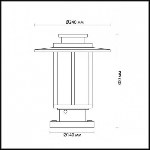 Наземный низкий светильник Odeon Light Mito 4047/1B в Новочеркасске фото 2