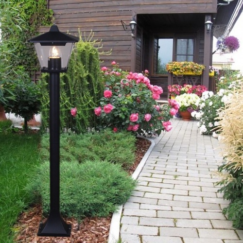 Наземный низкий светильник 08296-0.7-001SJ 0,8m BK в Нижнем Новгороде фото 4