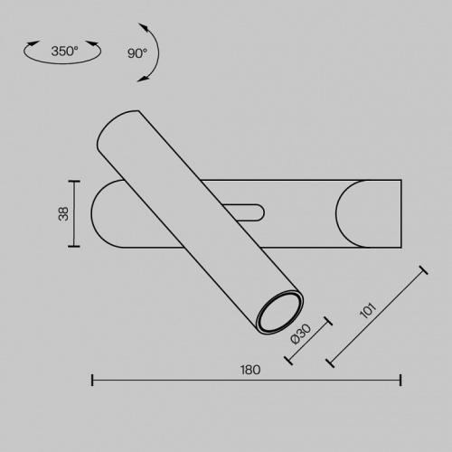 Бра Maytoni Paradox MOD442WL-L8B3K1 в Нижнем Новгороде фото 2