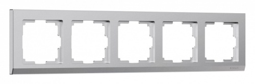 Рамка на 5 постов Werkel Stark (серебряный матовый) W0051865 в Нижнем Новгороде