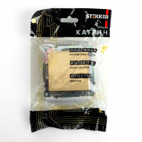 Переключатель перекрестный одноклавишный Stekker Катрин 49214 в Нижнем Новгороде фото 5