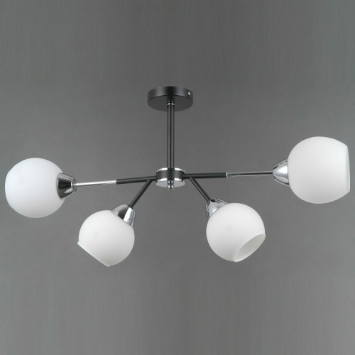 Люстра на штанге ILLUMICO LIBRA IL0715-4CSQ-24 BK CR LIBRA в Нижнем Новгороде