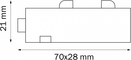 Соединитель линейный для треков Lightstar Barra 505107 в Слободском фото 2