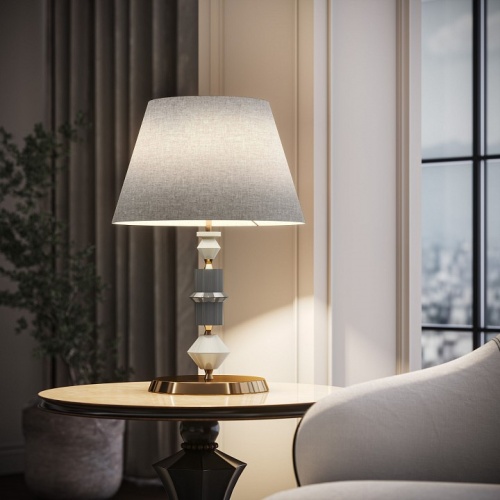 Настольная лампа декоративная Eurosvet Olaria 108012 латунь в Нижнем Новгороде фото 2